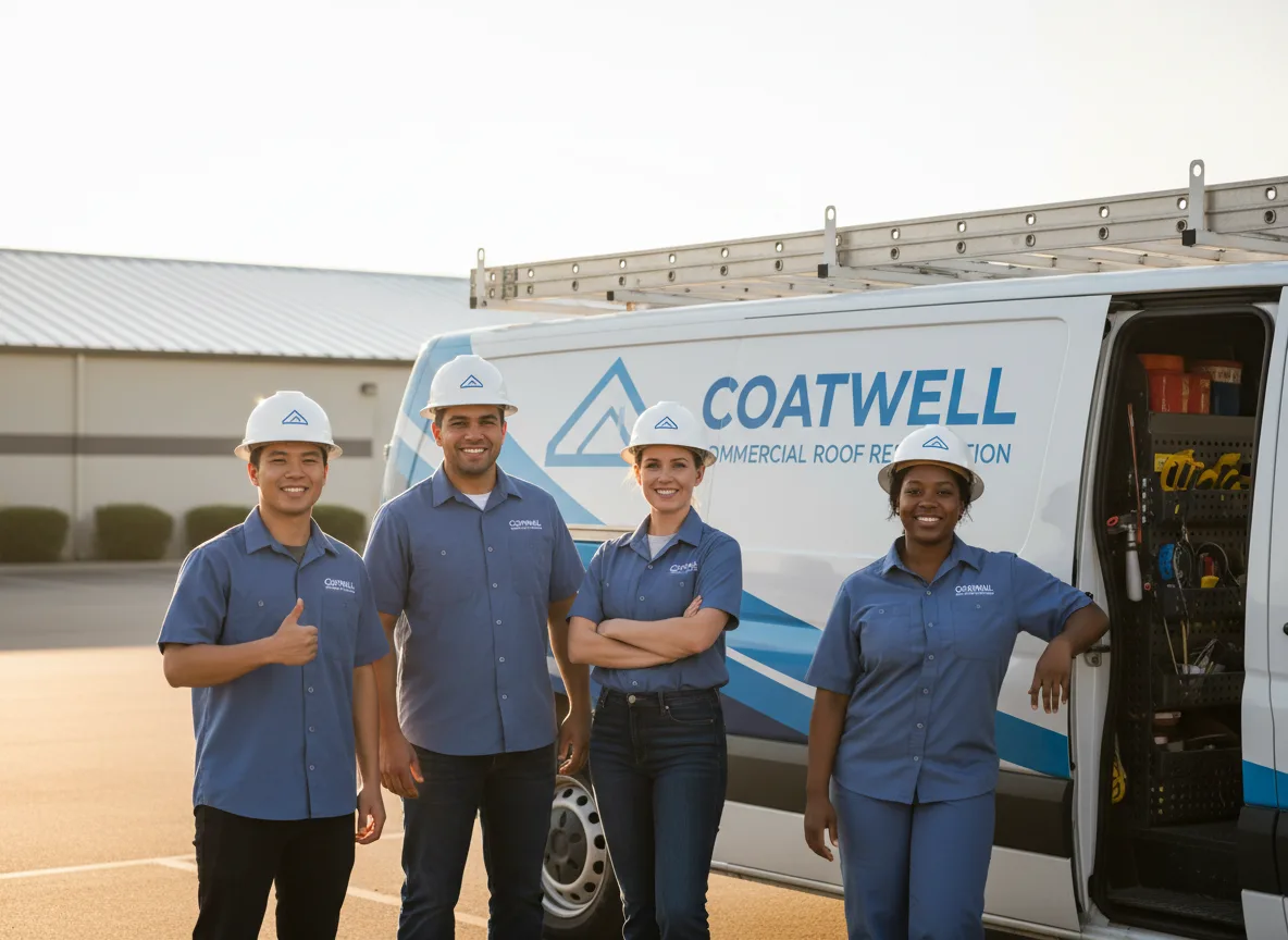 Commercial roof coating company in Inez, TX